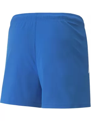 Pantaloni scurți pentru doamne PUMA TEAMLIGA SHORTS W 704936_02 LIMONADĂ ALBASTRĂ ELECTRICĂ