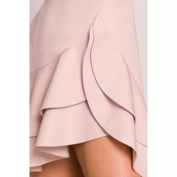  Rochie MOE M850 BEJ DESCHIS 