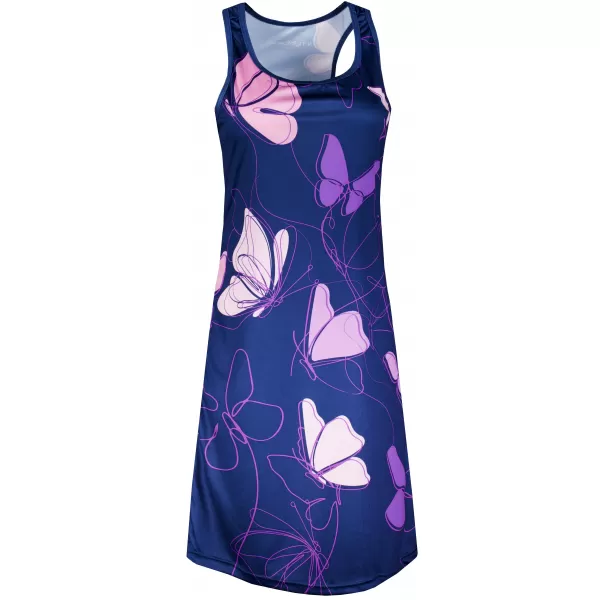  Premium rochie funcțională pentru femei ALTISPORT VOJ/ALW086SAT01 ALBASTRU ÎNCHIS/VIOLET 