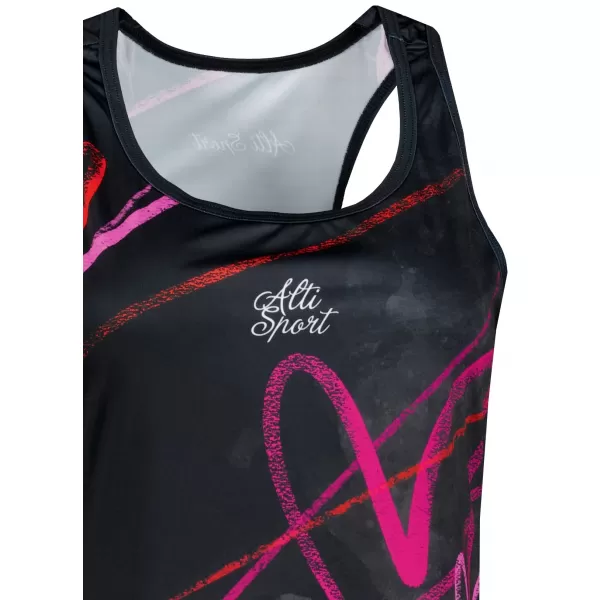  Premium rochie funcțională pentru femei ALTISPORT VOJ/ALW082SAT01 NEGRU 