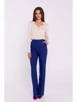 Pantaloni de dama STYLOVE S371 ALBASTRU