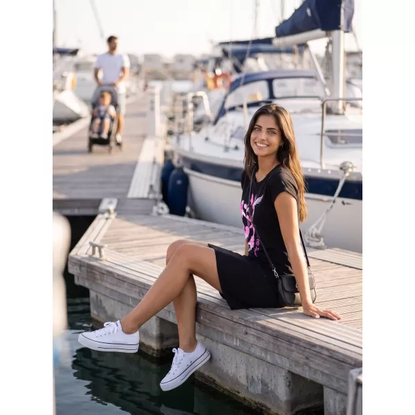  Rochie ALTISPORT ALW191178 NEGRU -PINK 