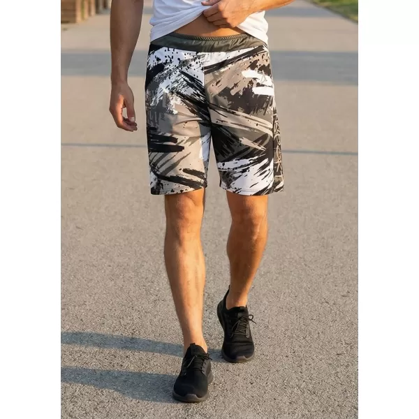  Premium pantaloni scurți funcționali pentru bărbați ALTISPORT VOJ/ALM014KRA01 NEGRU -GRAY 
