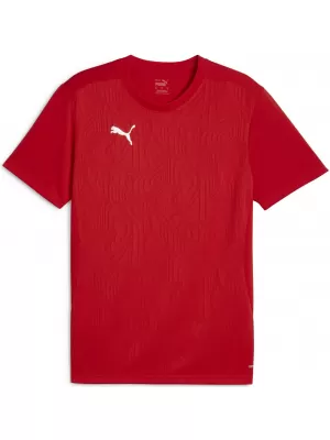 Cămașa funcțională a bărbaților PUMA TEAMFINAL TRAINING JERSEY 658557_01 PUMA RED/PUMA SILVER
