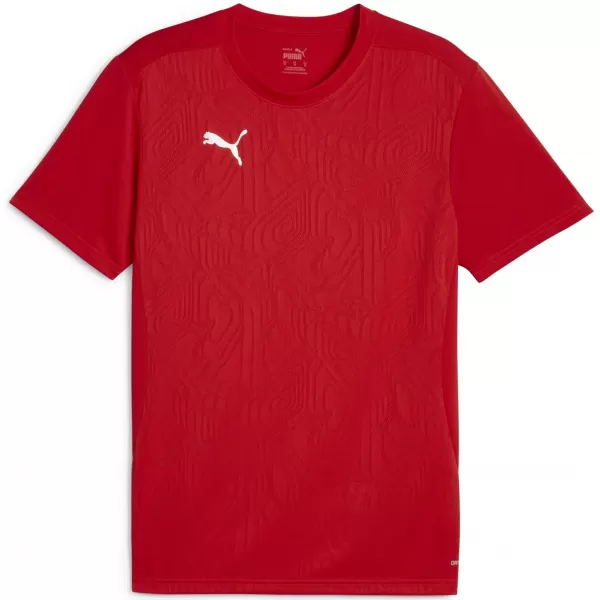  Cămașa funcțională a bărbaților PUMA TEAMFINAL TRAINING JERSEY 658557_01 PUMA RED/PUMA SILVER 