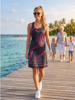 Premium rochie funcțională pentru femei ALTISPORT VOJ/ALW082SAT01 NEGRU