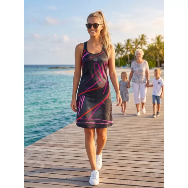  Premium rochie funcțională pentru femei ALTISPORT VOJ/ALW082SAT01 NEGRU 