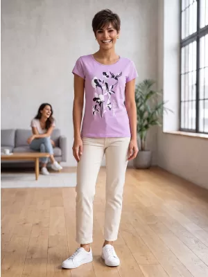 Tricou pentru femei ALTISPORT ALW191122 ORHIDEE