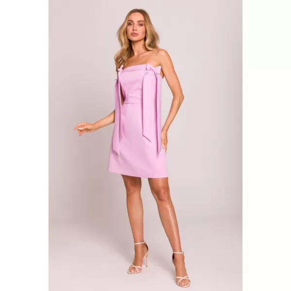  Rochie MOE M851 ROZ BOMBOANĂ 