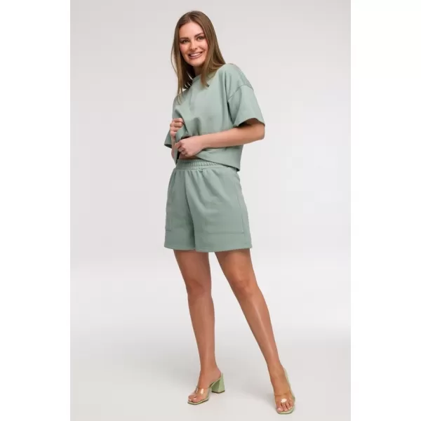  Pantaloni scurți de damă BEWEAR B295 MENTĂ 