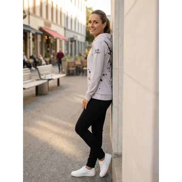  Premium cu hanorac funcțional pentru femei ALTISPORT VOJ/ALW077MI01 GRI -BLACK 