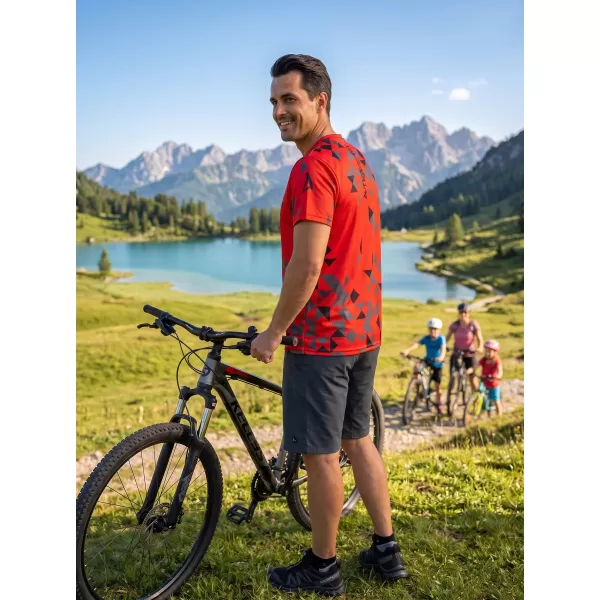  Premium funcțional pentru bărbați ALTISPORT VOJ/ALM108TR01 ROŞU 