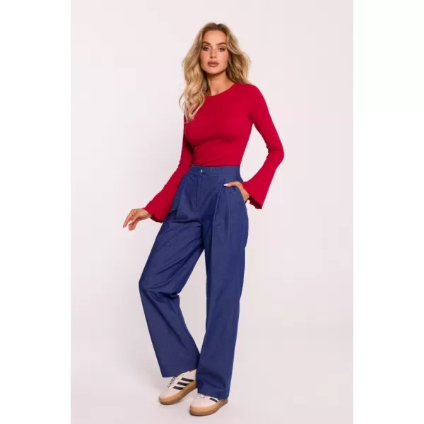  Pantaloni de dama MOE M799 ALBASTRU 