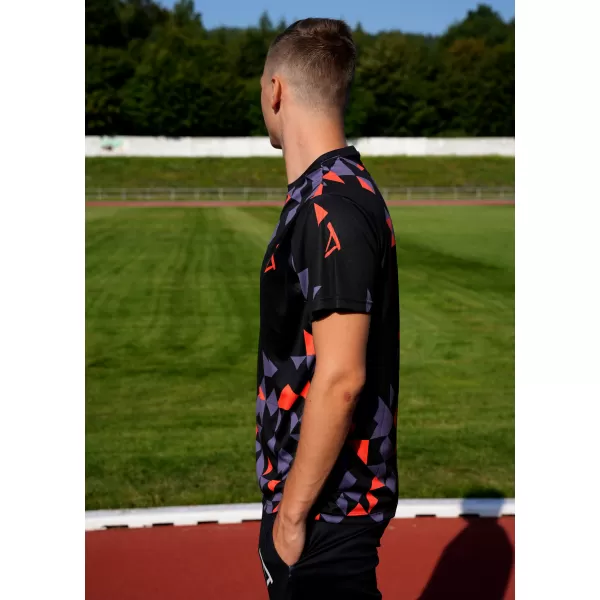  Premium funcțional pentru bărbați ALTISPORT VOJ/ALM108TR01 NEGRU -ORANGE 
