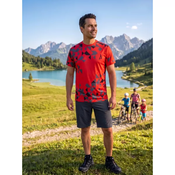  Premium funcțional pentru bărbați ALTISPORT VOJ/ALM108TR01 ROŞU 