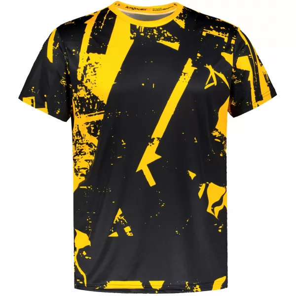  Premium funcțional pentru bărbați ALTISPORT VOJ/ALM079TR01 NEGRU -YELLOW 