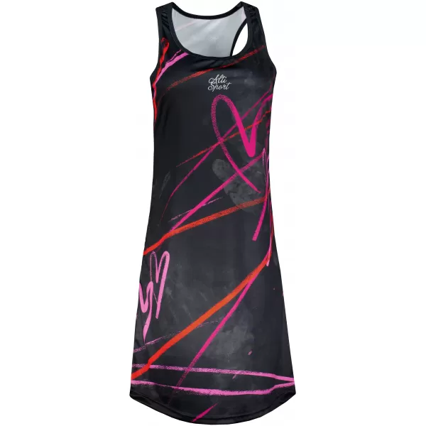  Premium rochie funcțională pentru femei ALTISPORT VOJ/ALW082SAT01 NEGRU 