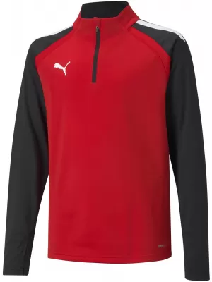 Panouri pentru bebeluși PUMA TEAMLIGA 1/4 ZIP TOP JR 657237_01 PUMA RED/PUMA BLACK