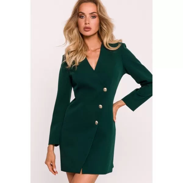  Rochie MOE M793 VERDE STICLA 
