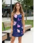 Premium rochie funcțională pentru femei ALTISPORT VOJ/ALW086SAT01 ALBASTRU ÎNCHIS/VIOLET