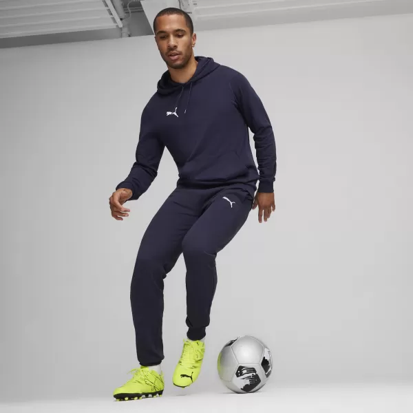  Pantaloni PUMA TEAMGOAL CASUALS PANTS 658598_06 PUMA NAVY/PUMA WHITE 