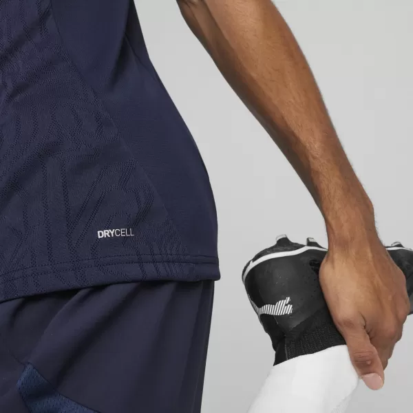  Cămașa funcțională a bărbaților PUMA TEAMFINAL TRAINING JERSEY 658557_06 PUMA NAVY/PUMA SILVER 