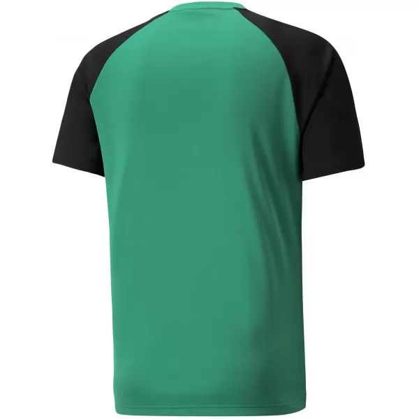  Cămașa funcțională a bărbaților PUMA TEAMPACER JERSEY 704919_05 PEPPER GRAME/ BLACK/ ALB 