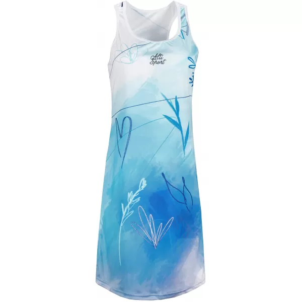  Rochie funcțională premium pentru femei ALTISPORT VOJ/ALW083SAT01 ALB ALBASTRU 