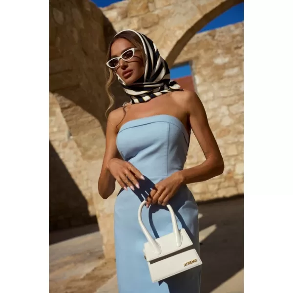  Rochie MOE M843 ALBASTRU DESCHIS 