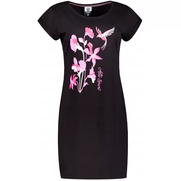  Rochie ALTISPORT ALW191178 NEGRU -PINK 
