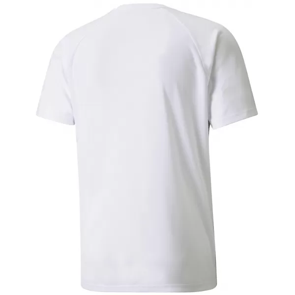  Cămașa funcțională a bărbaților PUMA TEAMLIGA STRIPED JERSEY 704920_04 PUMA WHITE/PUMA BLACK 