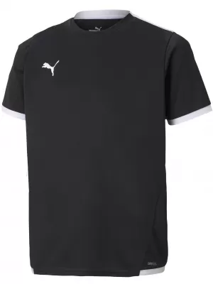 Jersey de fotbal pentru copii PUMA TEAMLIGA JERSEY JR 704925_03 PUMA BLACK/PUMA WHITE