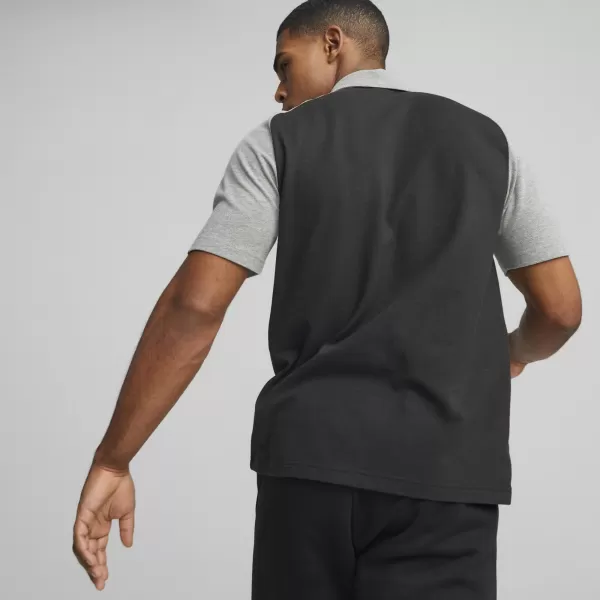  Mens t -thirt cu guler PUMA TEAMCUP CASUALS POLO 657991_03 PUMA NEGRU 