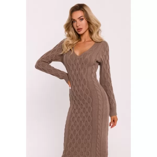  Rochie MOE M824 CAPPUCCINO 