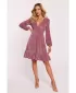 Rochie MOE M826 ROZ CREPONAT