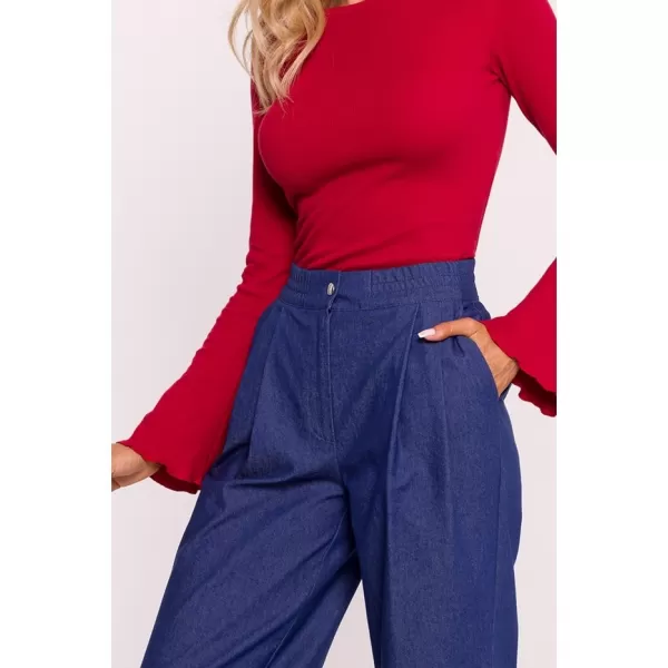  Pantaloni de dama MOE M799 ALBASTRU 