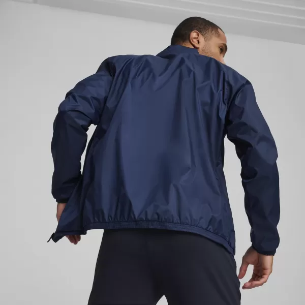  Jachetă bărbătească PUMA TEAMGOAL ALL WEATHER JACKET 659038_06 PUMA NAVY/PUMA WHITE 