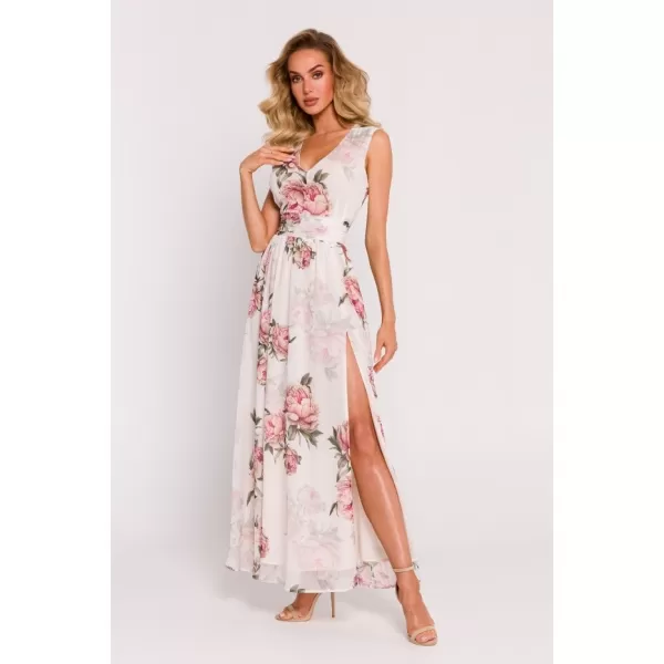  Rochie MOE M781 ALB 