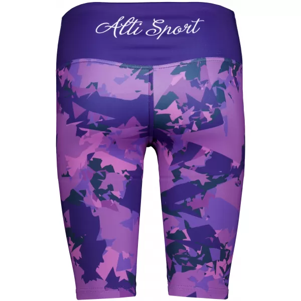  Jambiere pentru femei deasupra genunchilor premium ALTISPORT VOJ/ALW110LEG02 VIOLET 