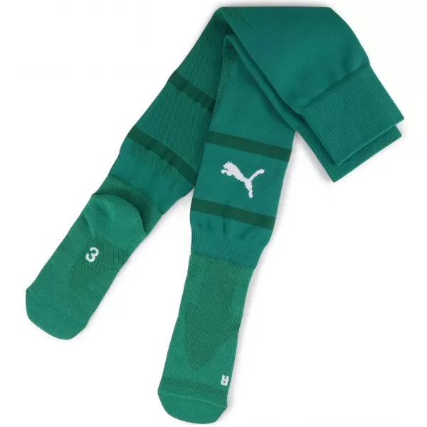  Șosete de fotbal PUMA TEAMFINAL SOCKS 705746_05 SPORT GREEN/ SPORT GREEN/PUMA WHITE 