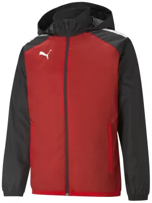 Sacou PUMA TEAMLIGA ALL WEATHER JACKET 657245_01 PUMA RED/PUMA BLACK