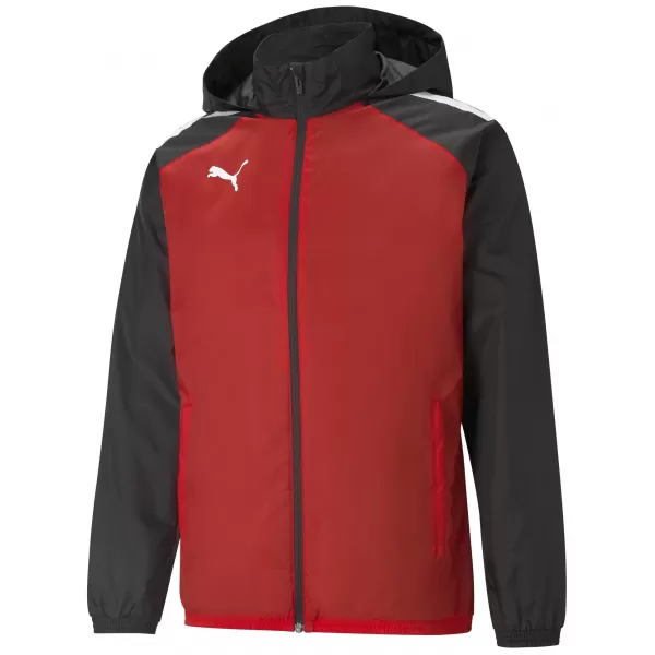  Sacou PUMA TEAMLIGA ALL WEATHER JACKET 657245_01 PUMA RED/PUMA BLACK 