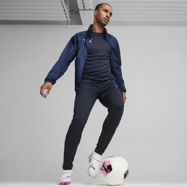  Jachetă bărbătească PUMA TEAMGOAL ALL WEATHER JACKET 659038_06 PUMA NAVY/PUMA WHITE 