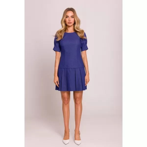  Rochie MOE M842 ALBASTRU 