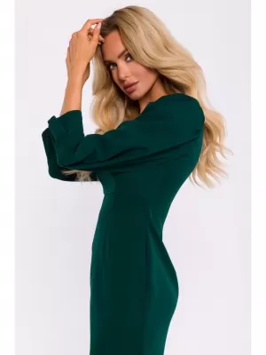 Rochie MOE M836 VERDE STICLA