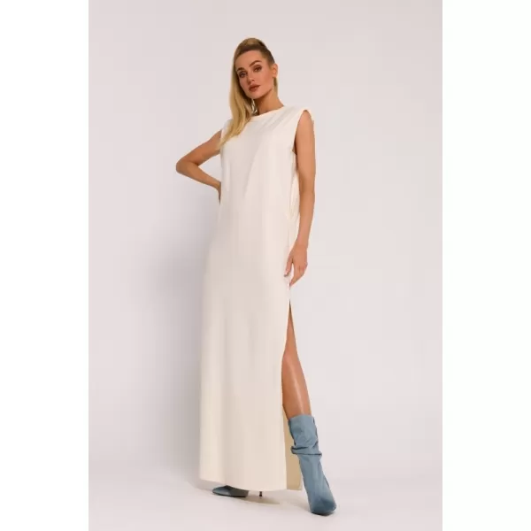  Rochie MOE M790 CREMĂ 