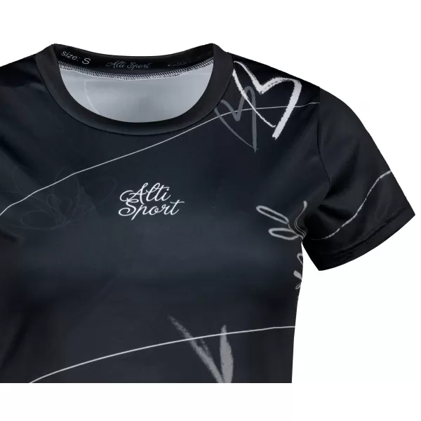  Premium funcțional pentru femei ALTISPORT VOJ/ALW083TR01 ALB -NEGRU 