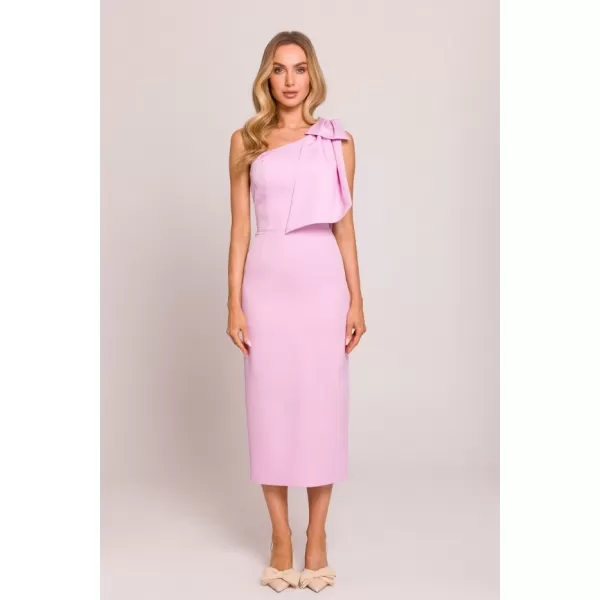  Rochie MOE M847 ROZ BOMBOANĂ 