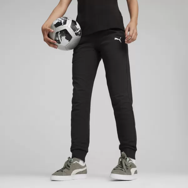  Pantalonii pentru doamne PUMA TEAMGOAL CASUALS PANTS WMN 658604_03 PUMA BLACK/PUMA WHITE 