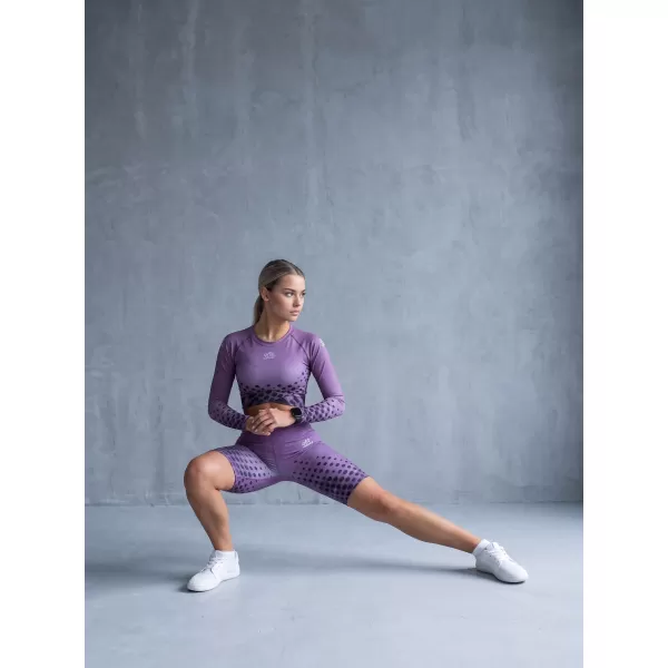  Jambiere pentru femei deasupra genunchilor premium ALTISPORT VOJ/ALW109LEG02 VIOLET 